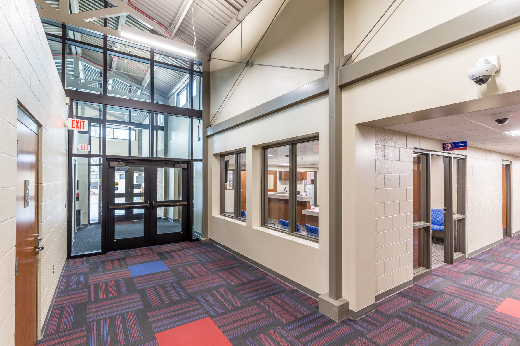 Belleville Kansas USD 109 hallway renovation by McCownGordon Construction
