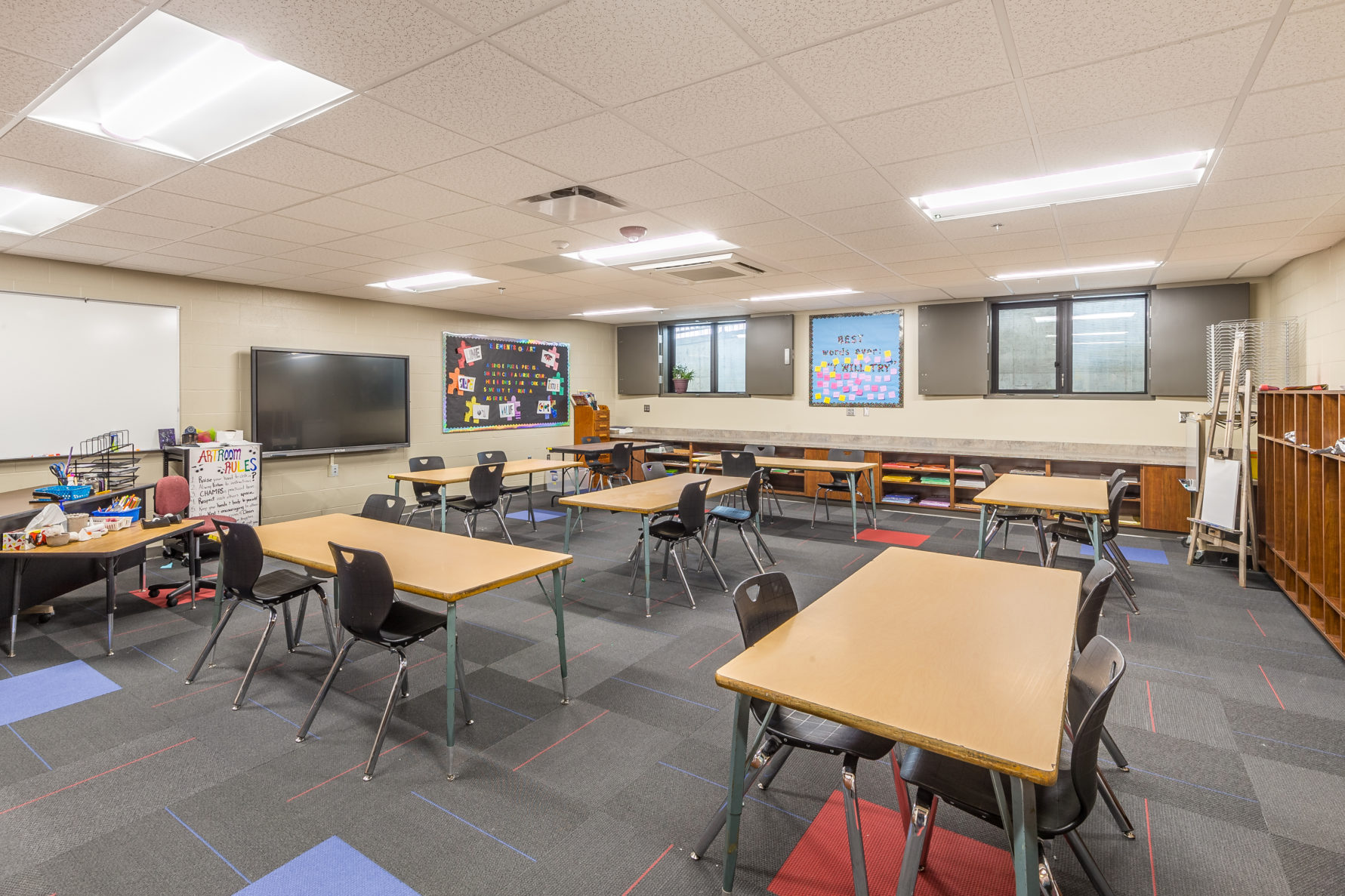 East Elementary School in Belleville Kansas classroom renovation by McCownGordon Construction