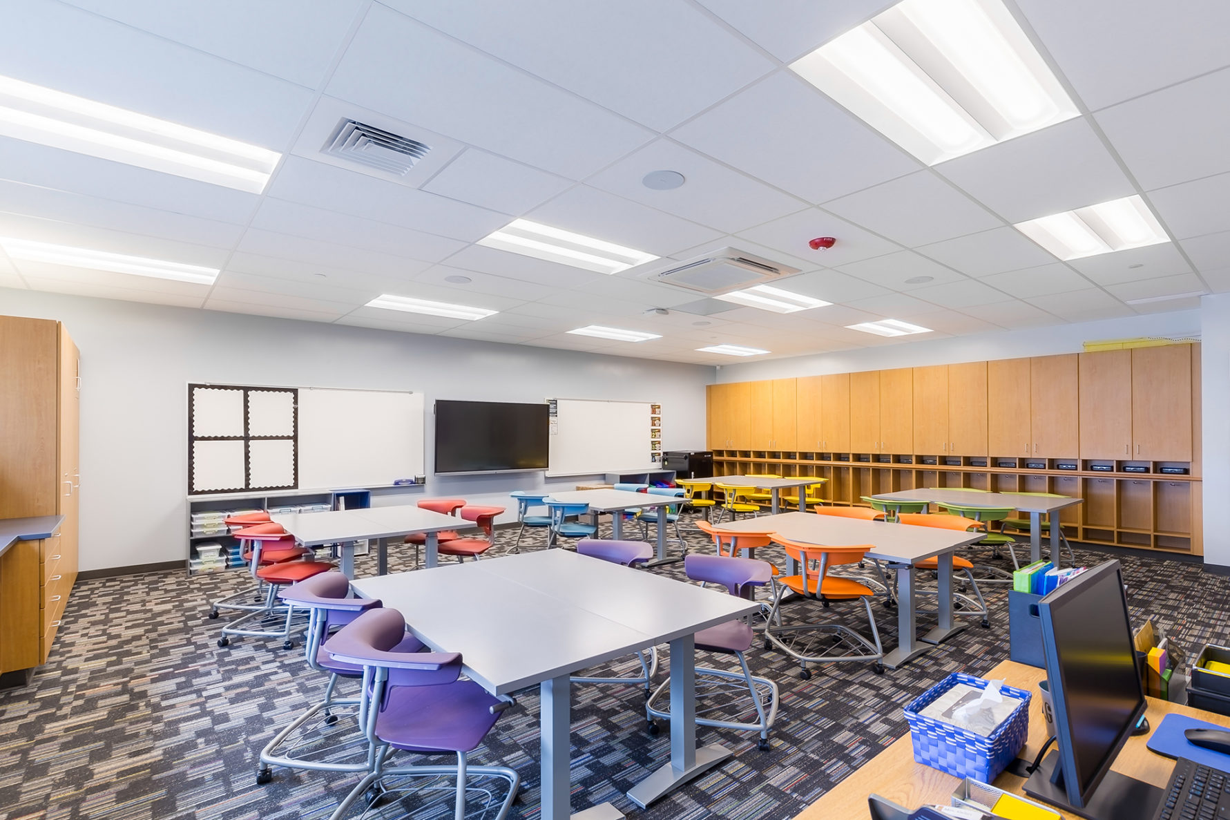 Rock Creek Schools Classroom outside of manhattan kansas