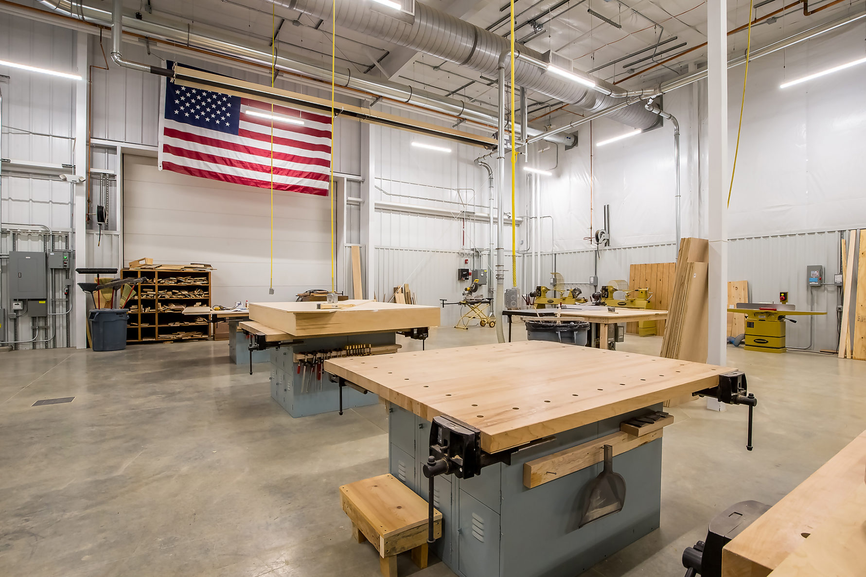 Rock Creek School woodworking Shop