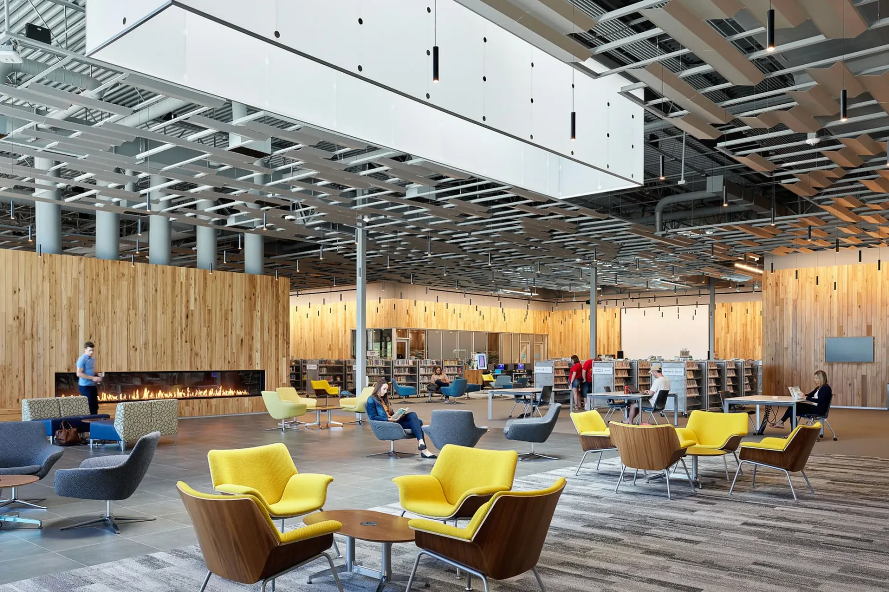 indian creek library open-concept in olathe, kansas