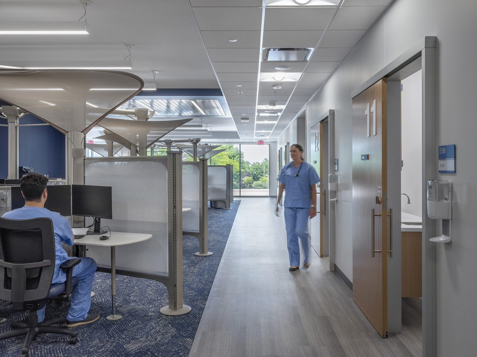 Lenexa VA Clinic nurse stations