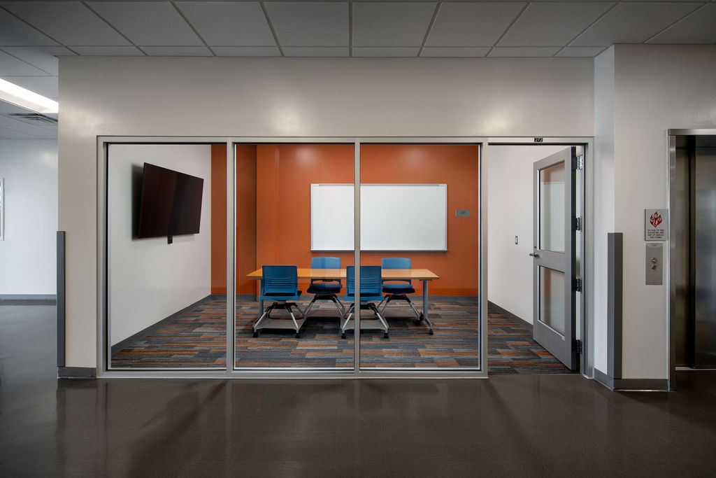 Study room in Raven Precision Agriculture Center built by McCownGordon