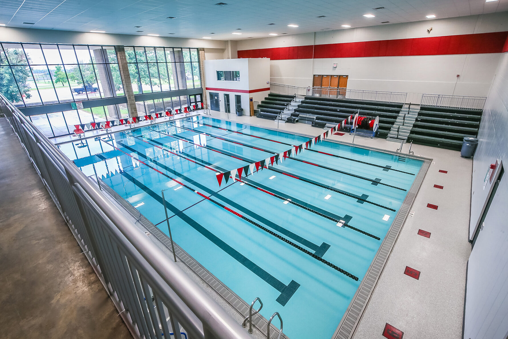 The indoor pool at Emporia High School, a McCownGordon project.