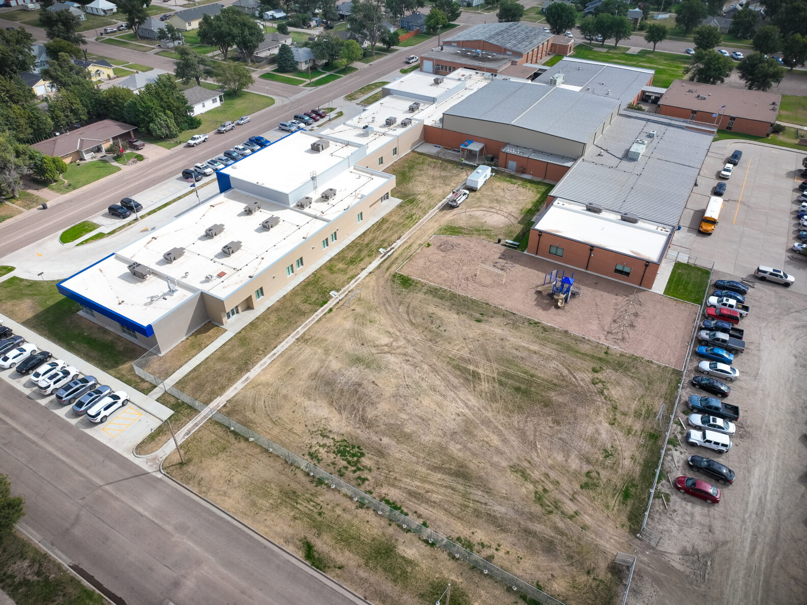 Montezuma Elementary and South Gray High School constructed by McCownGordon Construction.