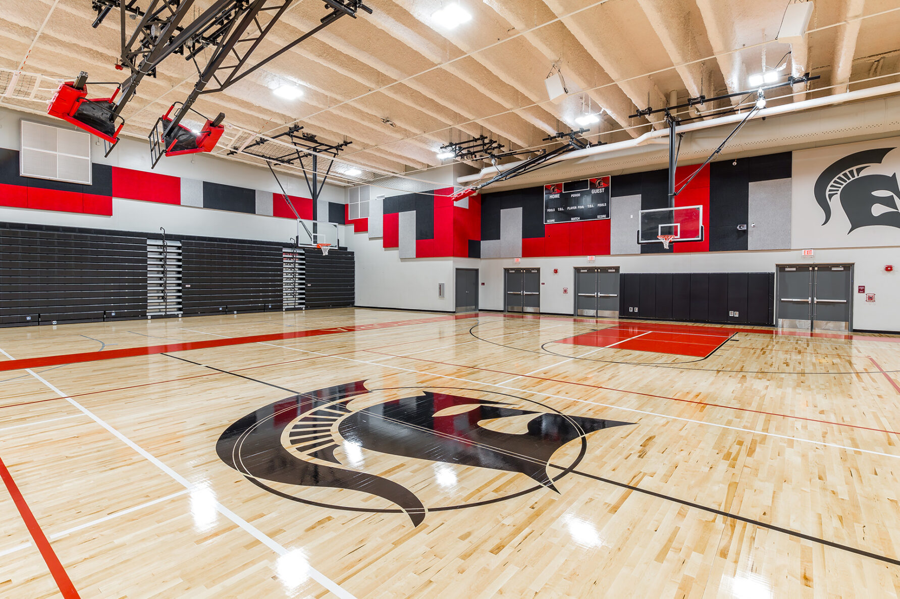 Emporia Middle School gymnasium renovated by McCownGordon Construction.