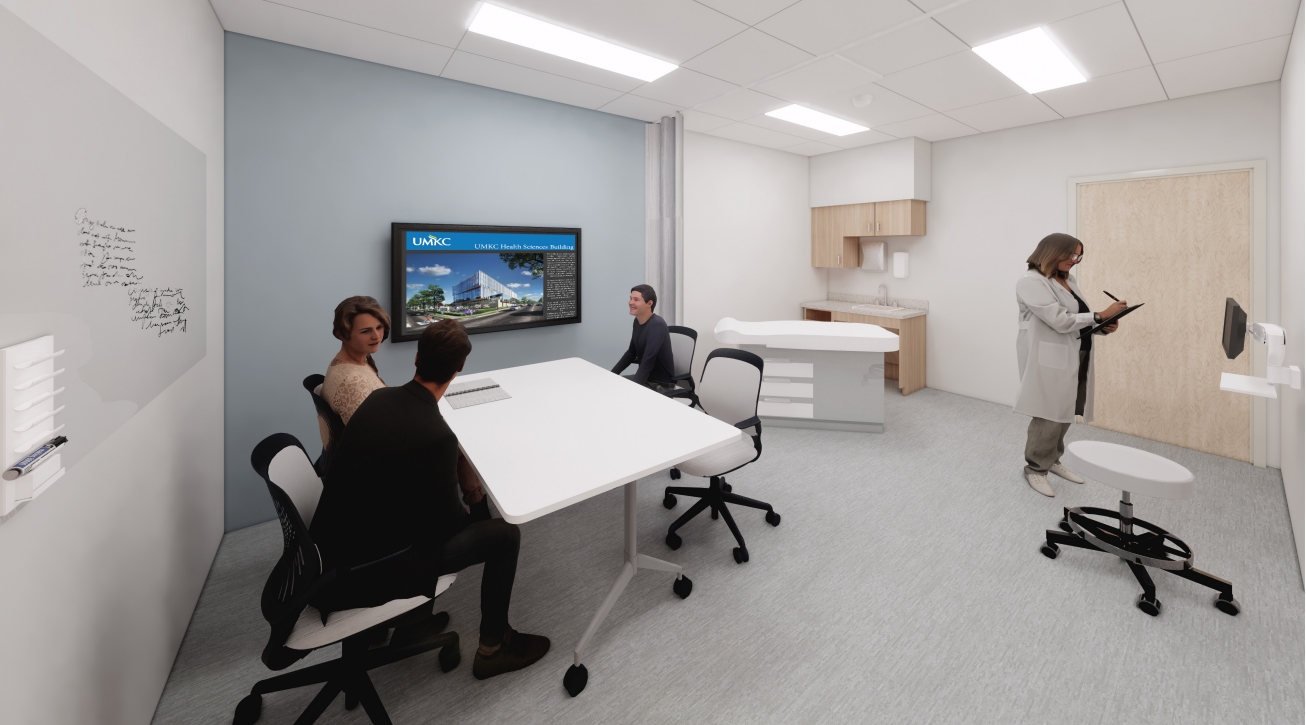 Exam Room at UMKC HEalthcare Delivery and Innovation Building