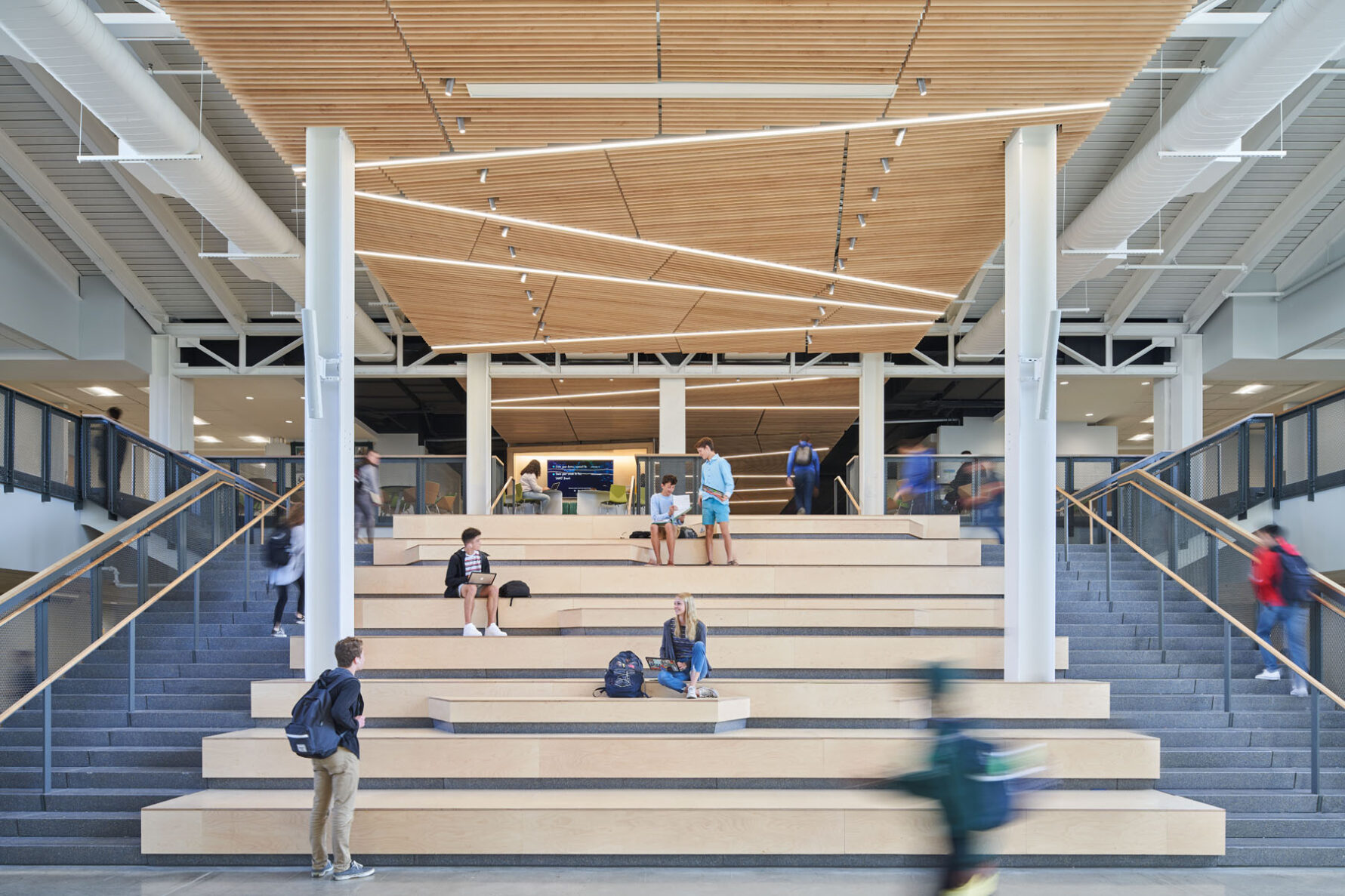 Lawrence Free State high school learning stair