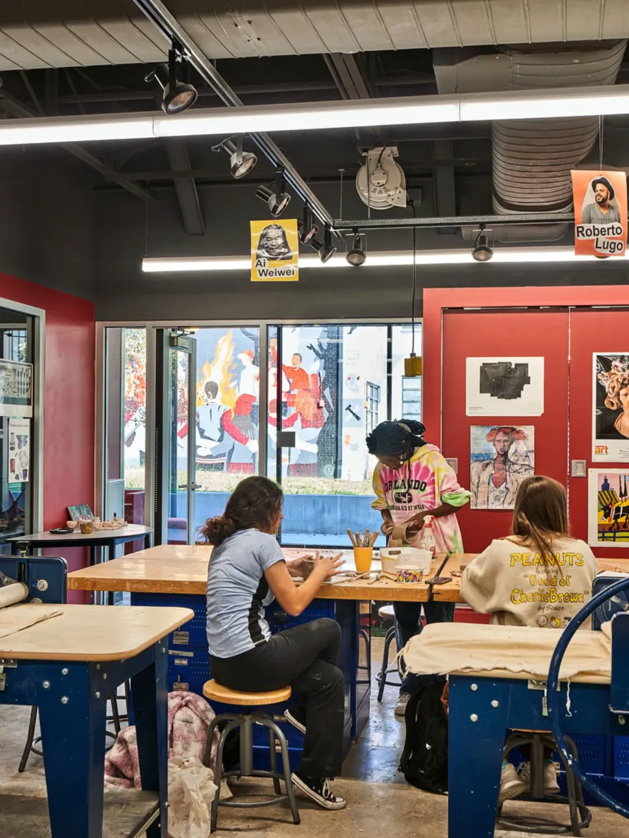 Lawrence High art room
