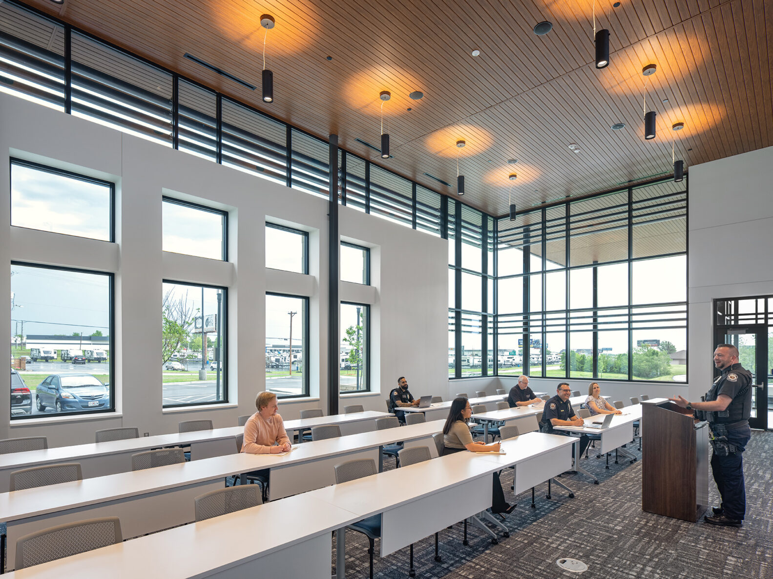 Grain Valley Police headquarters meeting room