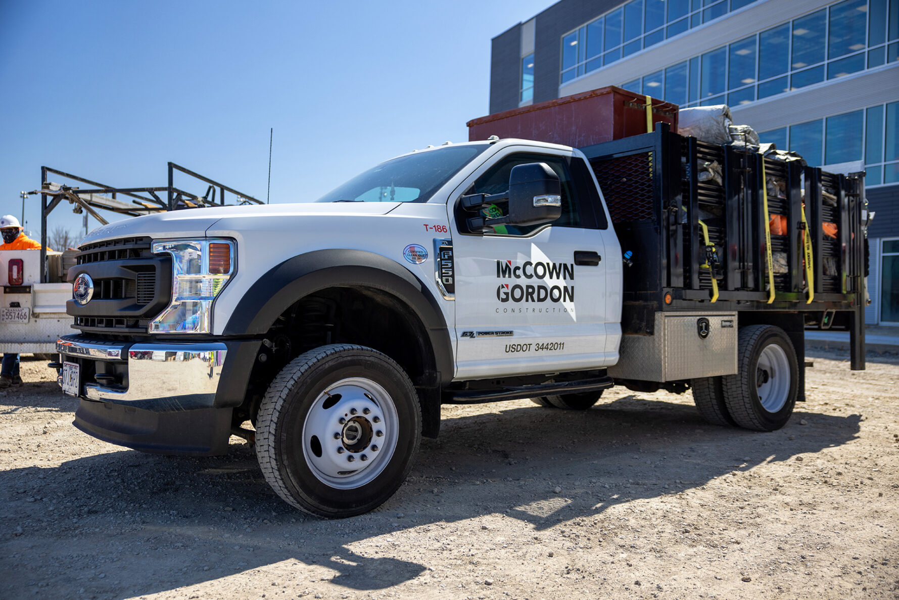 McCownGordon manufacturing materials truck.