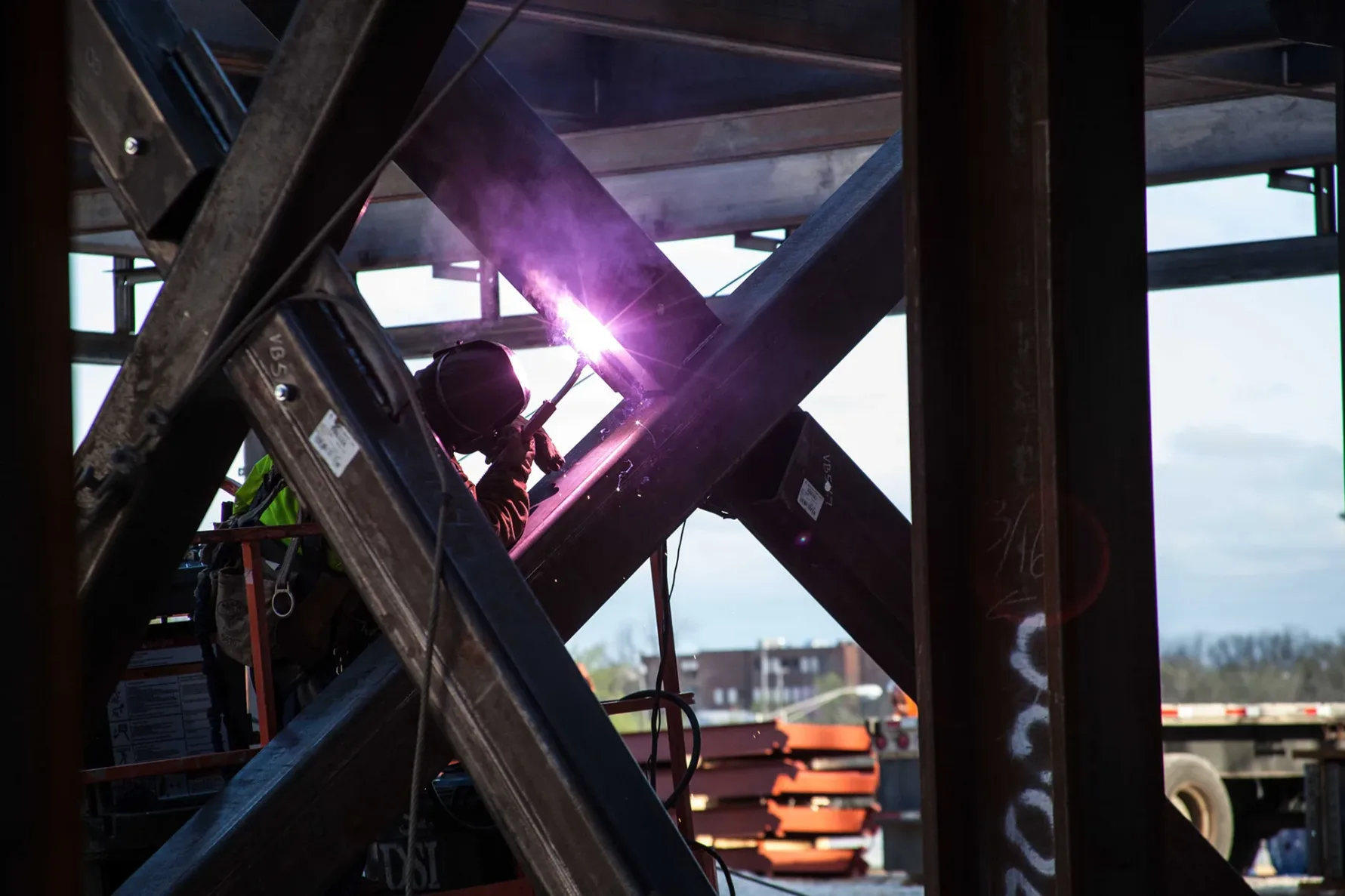 McCownGordon construction worker exploring jobsite
