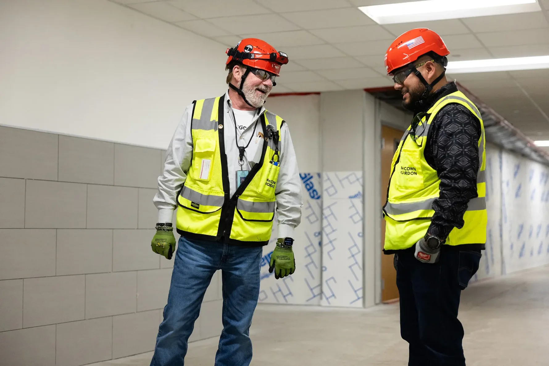 McCownGordon workers on site collaborating.