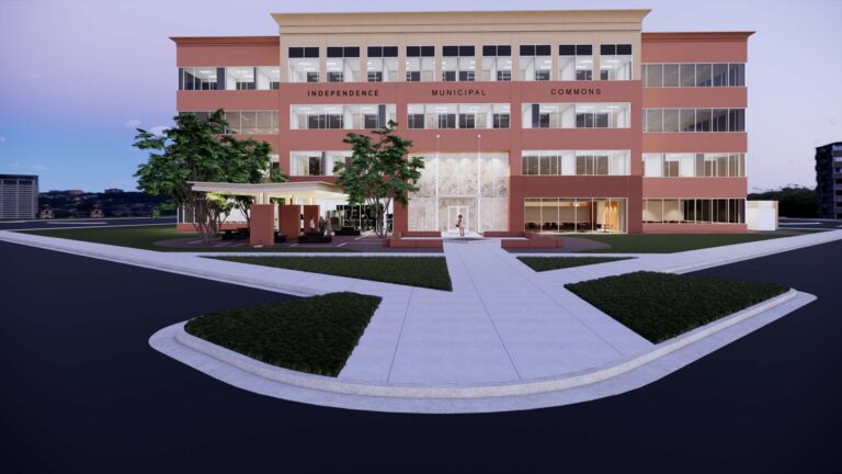 Independence Municipal Commons Exterior Rendering