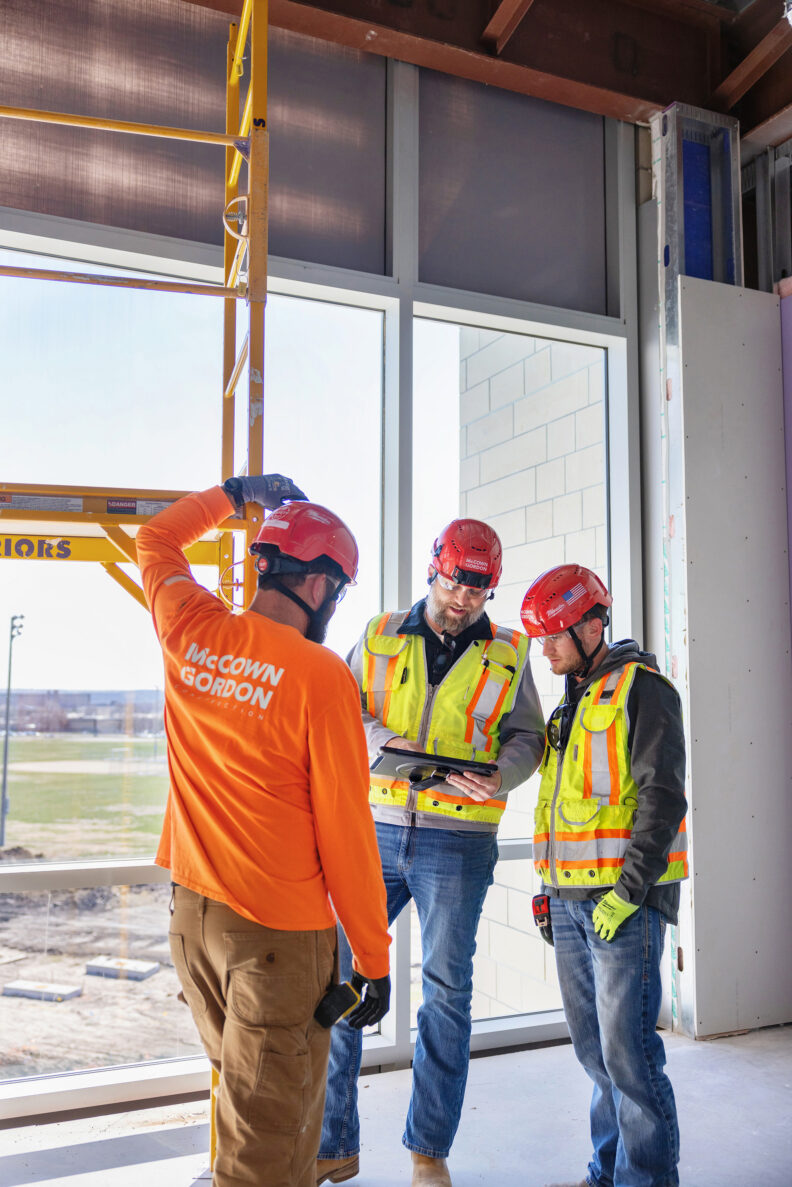 McCownGordon associates working on site.