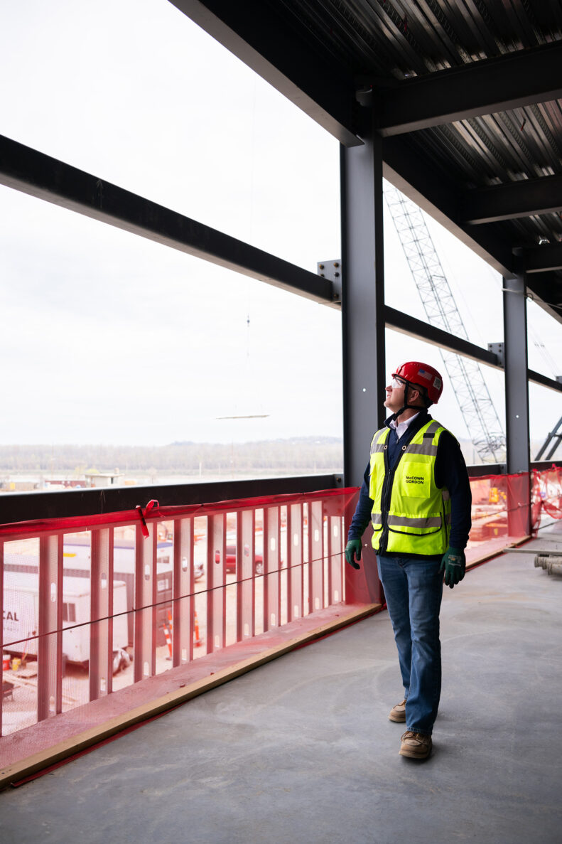 McCownGordon associate working on site.