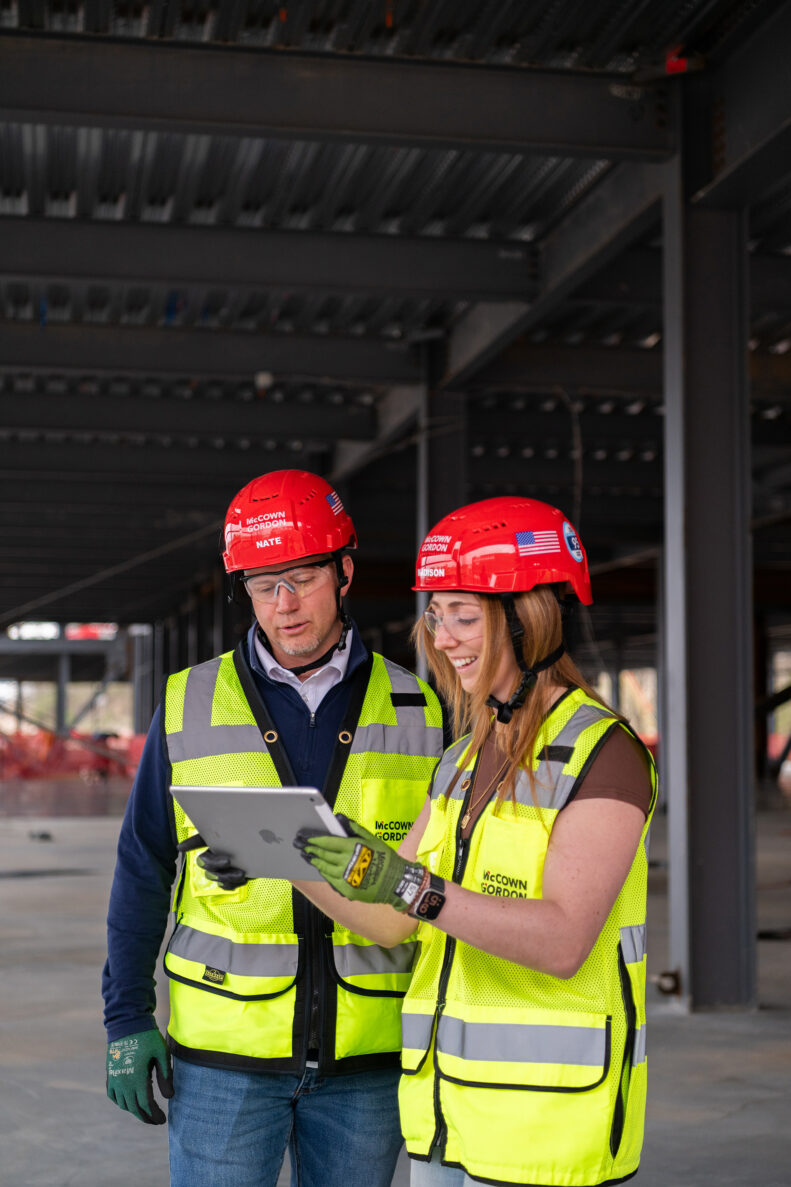 McCownGordon associates working on site.