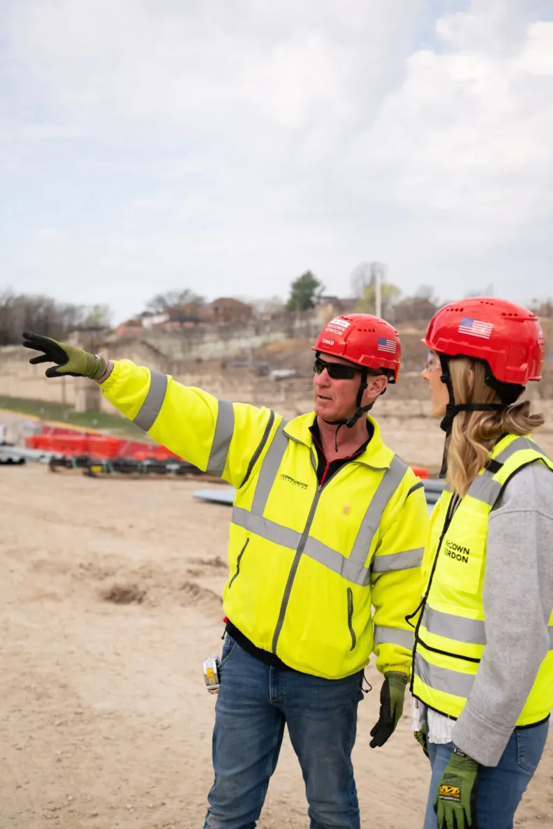 McCownGordon associates working on site.