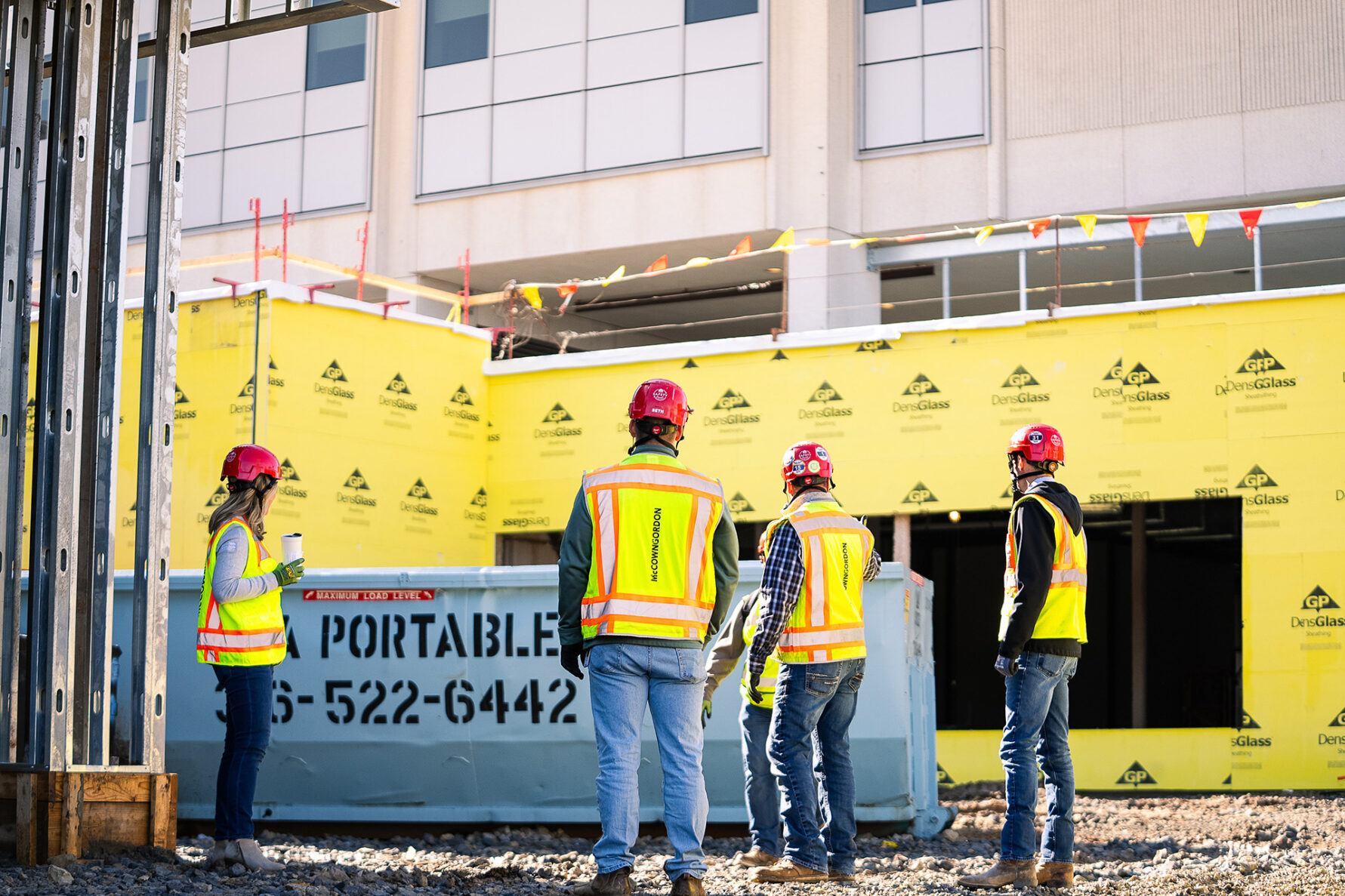 McCownGordon associates working on site.