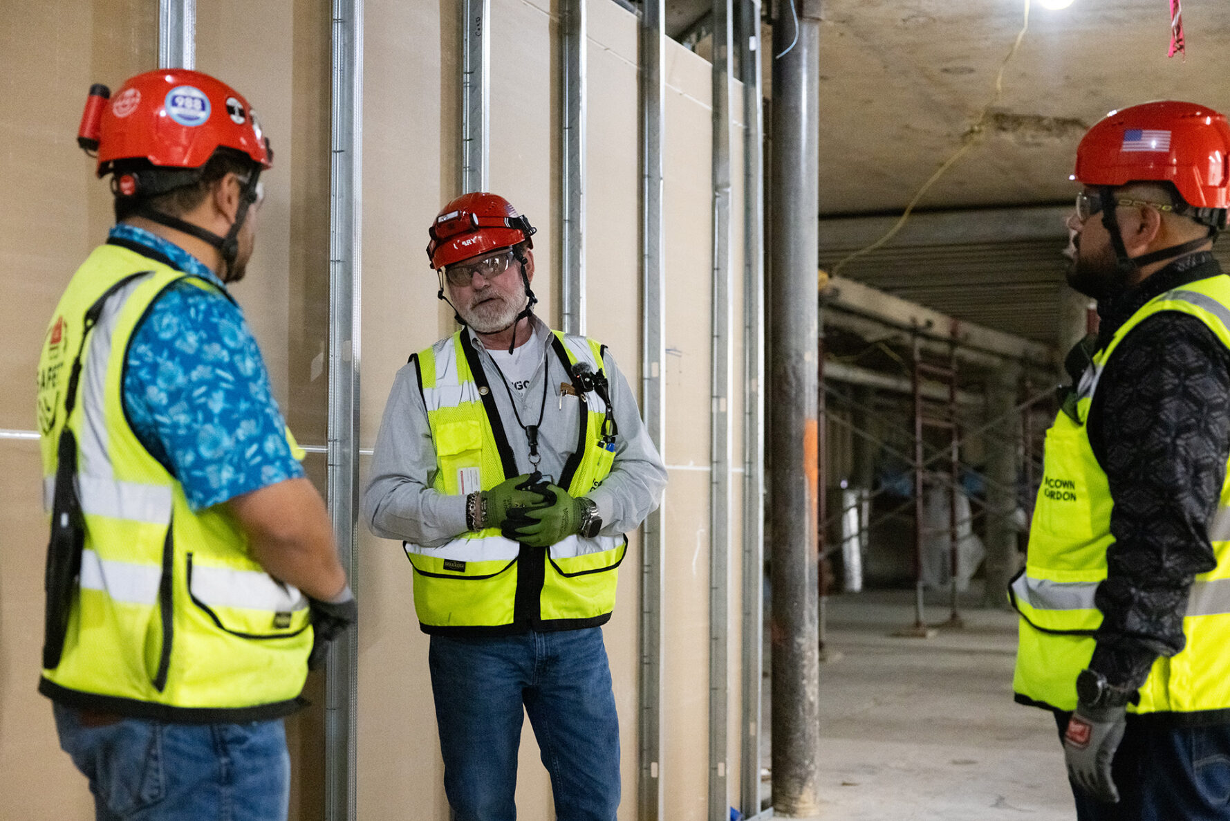 McCownGordon associates working on site.