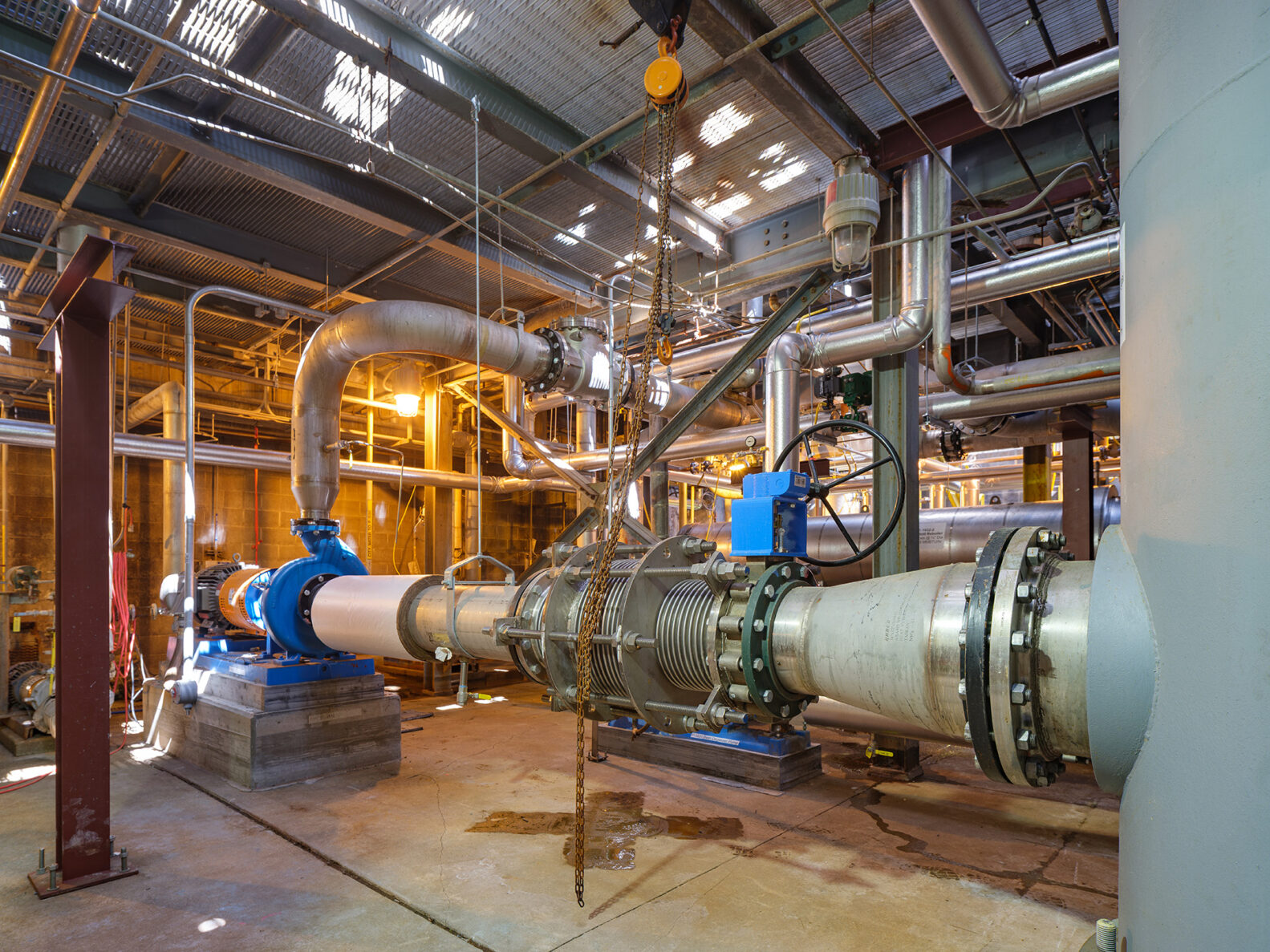 Stillage Pump to Beer Column