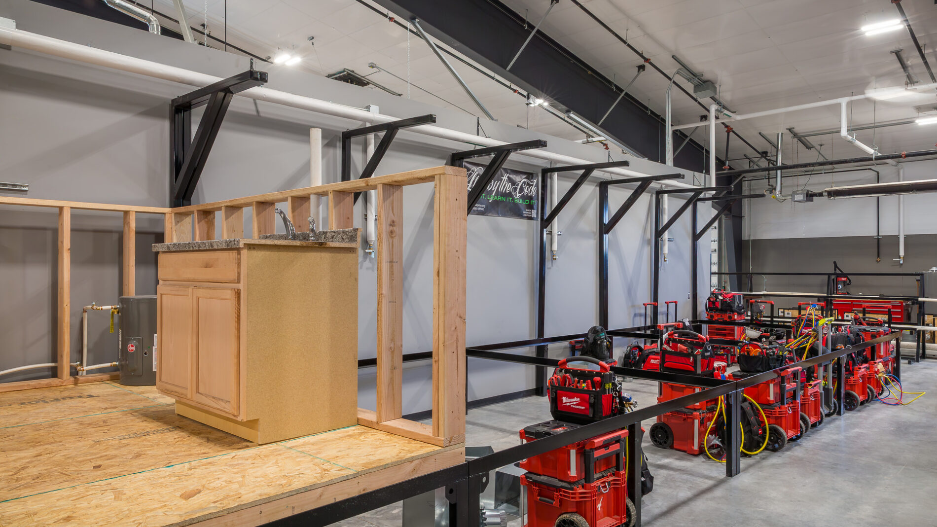 Hansen Construction Career Center Learning Space