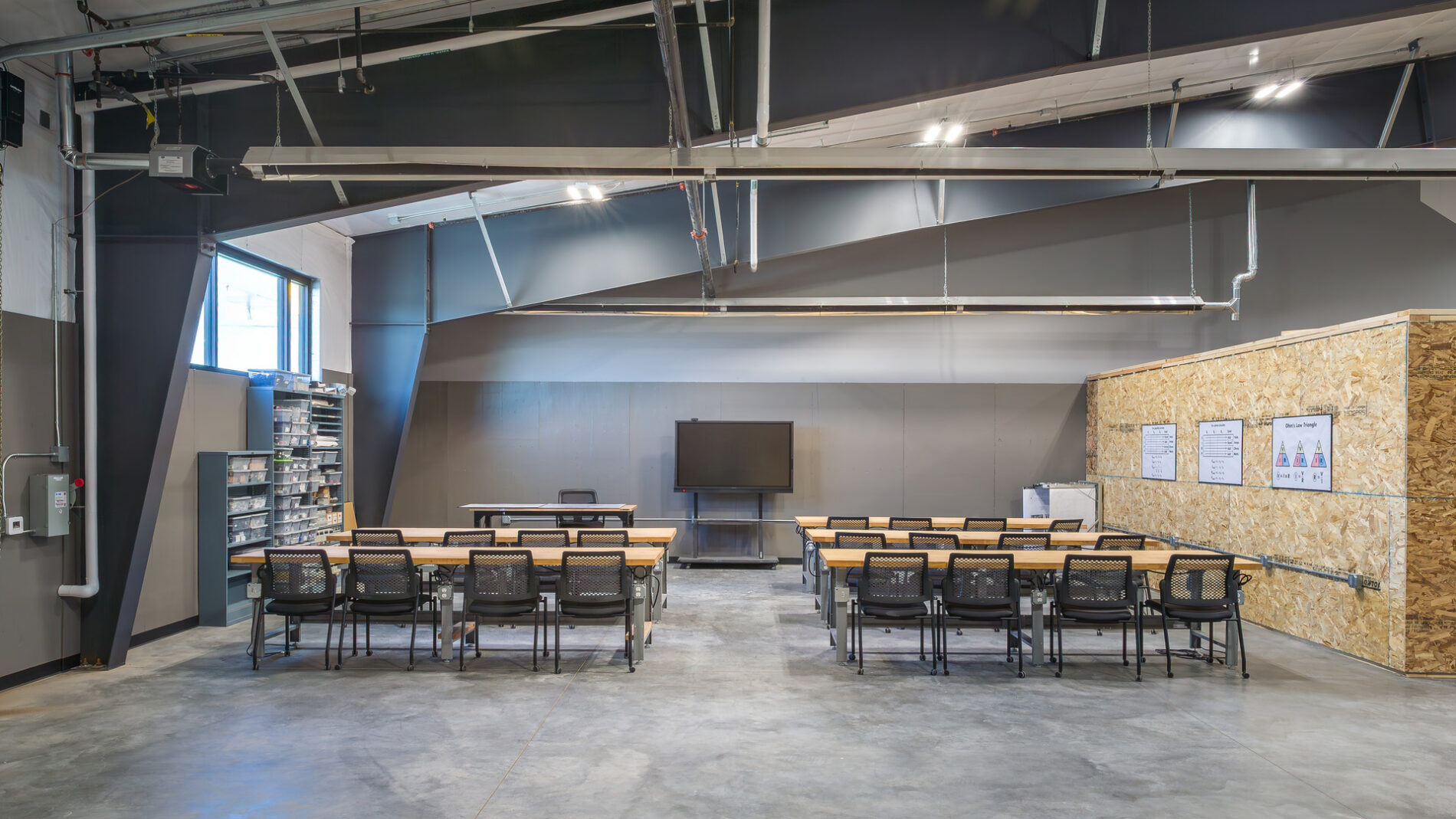 Hansen Construction Career Center Classroom